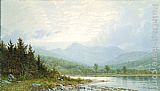 William Trost Richards Sunset on Mount Chocorua, New Hampshire painting